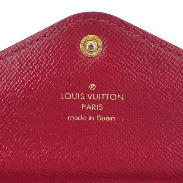 LOUIS VUITTON Josephine Monogram Canvas Wallet Brown