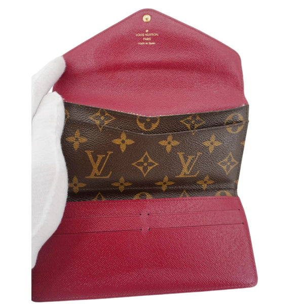 LOUIS VUITTON Josephine Monogram Canvas Wallet Brown