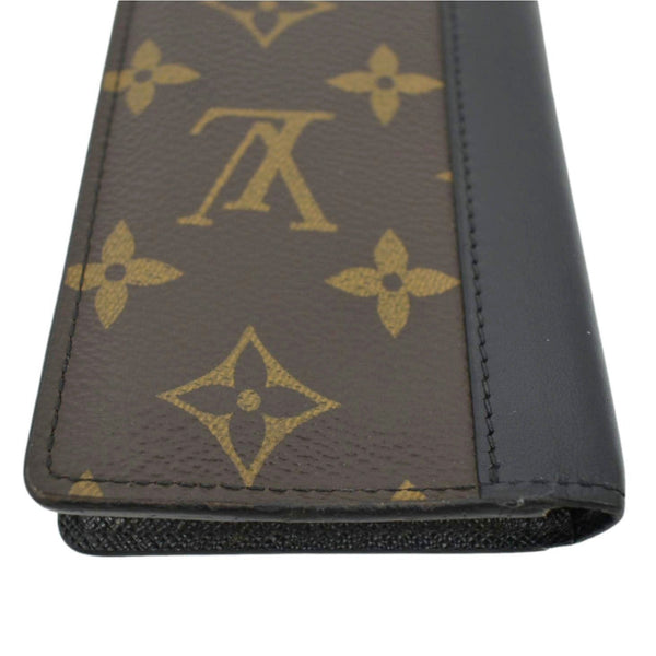 LOUIS VUITTON Pocket Organizer Monogram Canvas Wallet Black/Brown