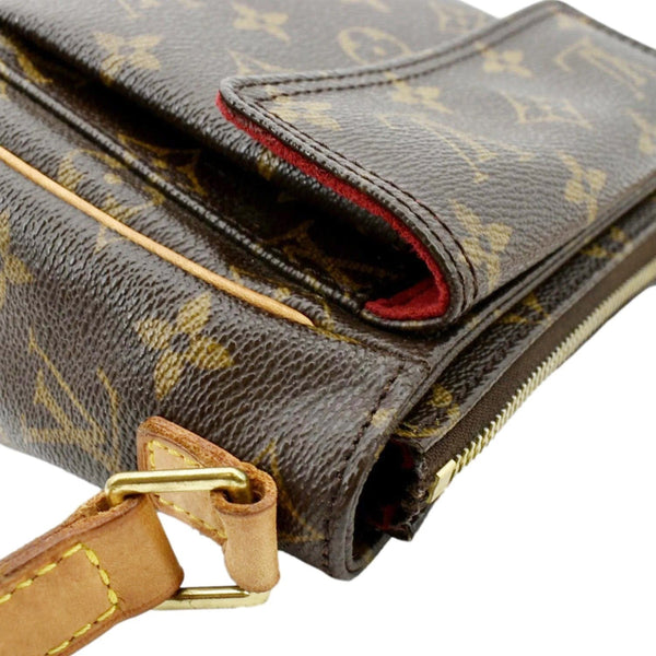 LOUIS VUITTON Viva Cite PM Monogram Canvas Shoulder Bag Brown