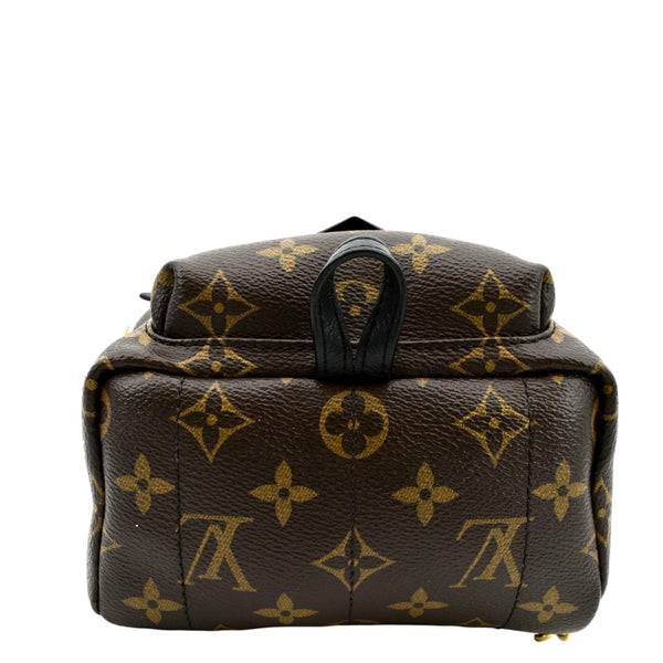 LOUIS VUITTON Palm Springs Mini Monogram Canvas Backpack Brown
