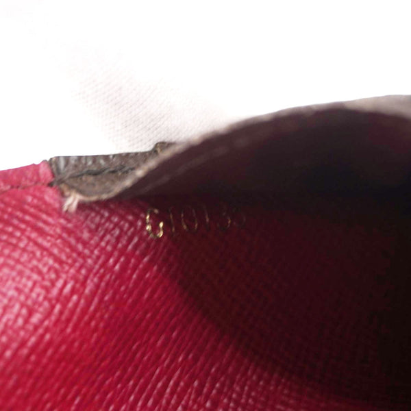 LOUIS VUITTON Josephine Monogram Canvas Wallet Brown