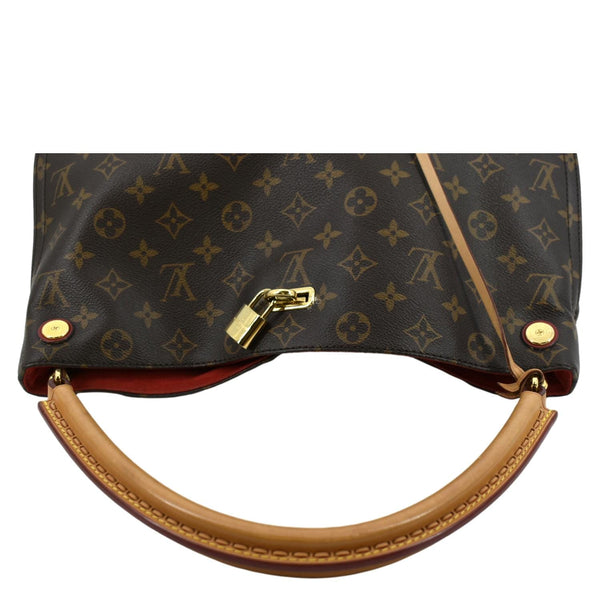 LOUIS VUITTON Gaia Monogram Canvas Shoulder Bag Cerise