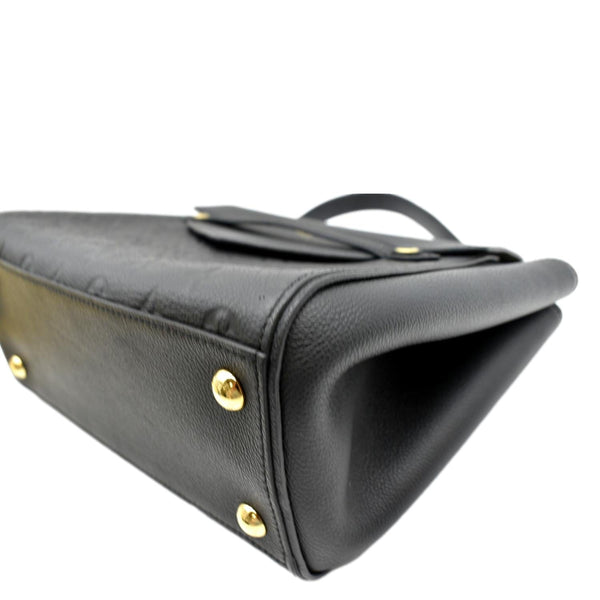 LOUIS VUITTON Trocadero Monogram Empreinte Leather Shoulder Bag Black