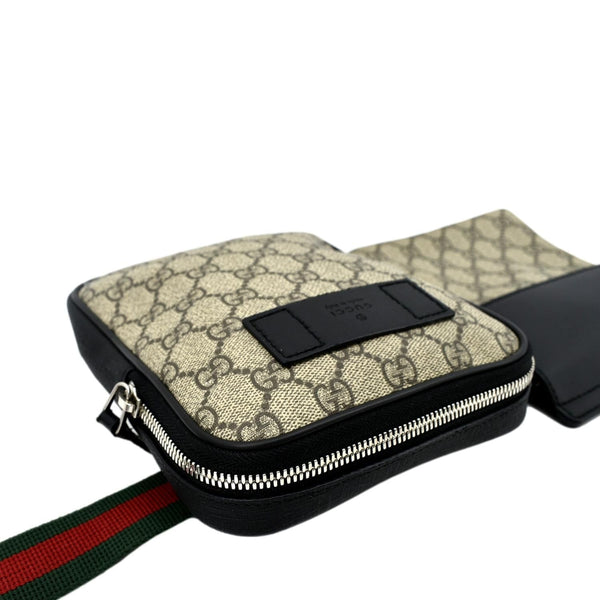 GUCCI GG Supreme Canvas Belt Bag Beige 450956