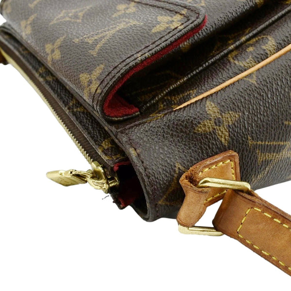 LOUIS VUITTON Viva Cite PM Monogram Canvas Shoulder Bag Brown