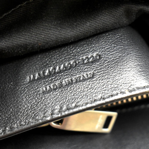 YVES SAINT LAURENT Loulou Small Matelasse Leather Chain Shoulder Bag Black