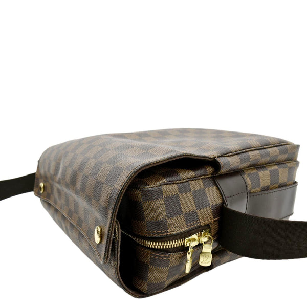 Louis Vuitton Naviglio Damier Ebene Messenger Bag in Brown Color