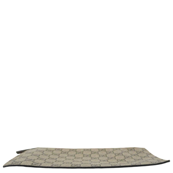 GUCCI GG Supreme Canvas Wristlet Beige 539335