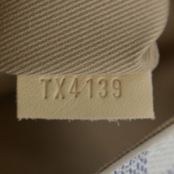 LOUIS VUITTON Graceful MM Damier Azur Hobo Shoulder Bag White