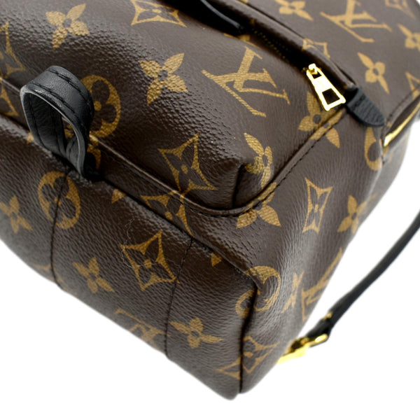 LOUIS VUITTON Palm Springs Mini Monogram Canvas Backpack Brown