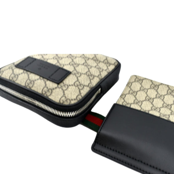 GUCCI GG Supreme Canvas Belt Bag Beige 450956