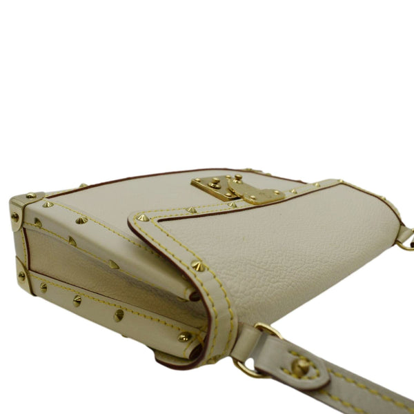 LOUIS VUITTON Suhali L'aimable Leather Shoulder Bag Off White