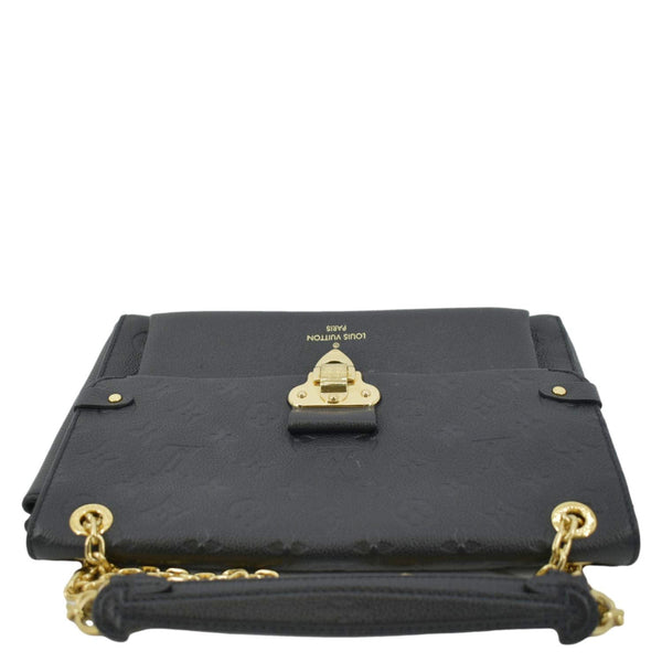 LOUIS VUITTON Vavin MM Monogram Empreinte Leather Shoulder Bag Black