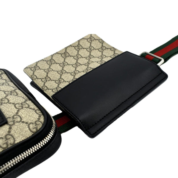 GUCCI GG Supreme Canvas Belt Bag Beige 450956