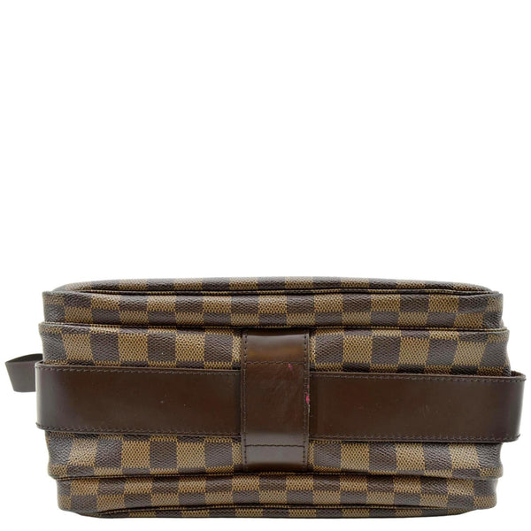 Louis Vuitton Naviglio Damier Ebene Messenger Bag in Brown Color - Bottom