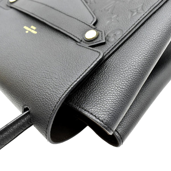 LOUIS VUITTON Trocadero Monogram Empreinte Leather Shoulder Bag Black