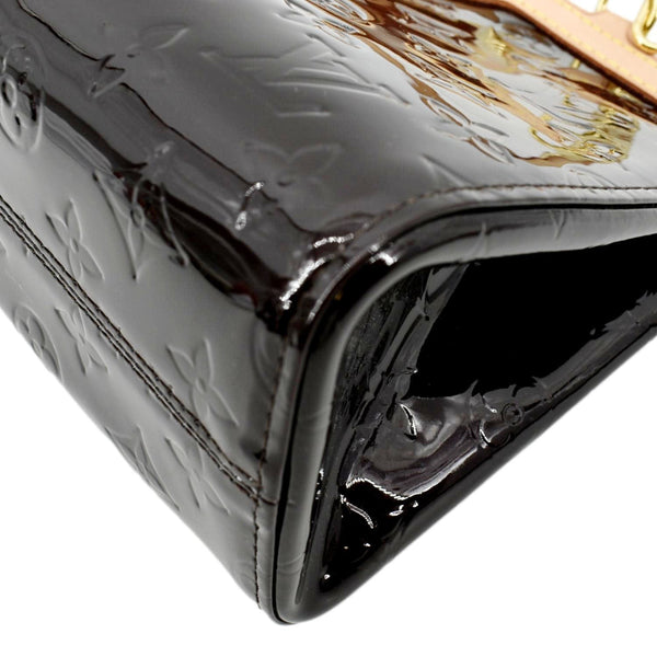 Preowned LV Burgundy Vernis Leather Roxbury Drive Bag