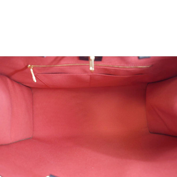 LOUIS VUITTON Onthego GM Giant Monogram Canvas Tote Shoulder Bag Brown