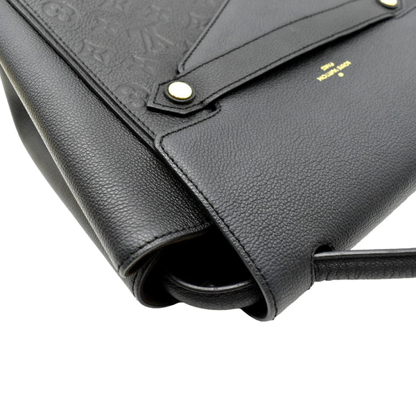 LOUIS VUITTON Trocadero Monogram Empreinte Leather Shoulder Bag Black