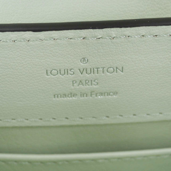 LOUIS VUITTON Capucines Mini Karung Leather Shoulder Bag White