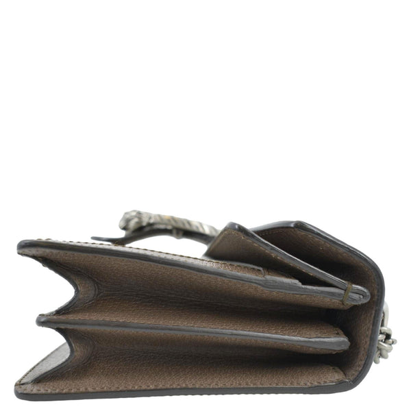GUCCI Dionysus GG Supreme Top Handle Shoulder Bag Beige 621512