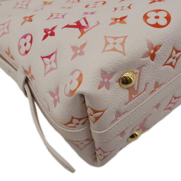 LOUIS VUITTON Carryall PM Monogram Empreinte Leather Shoulder Bag Sunrise Aquarelle