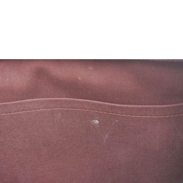LOUIS VUITTON Porte Documents Voyage PM Monogram Canvas Briefcase Bag Brown