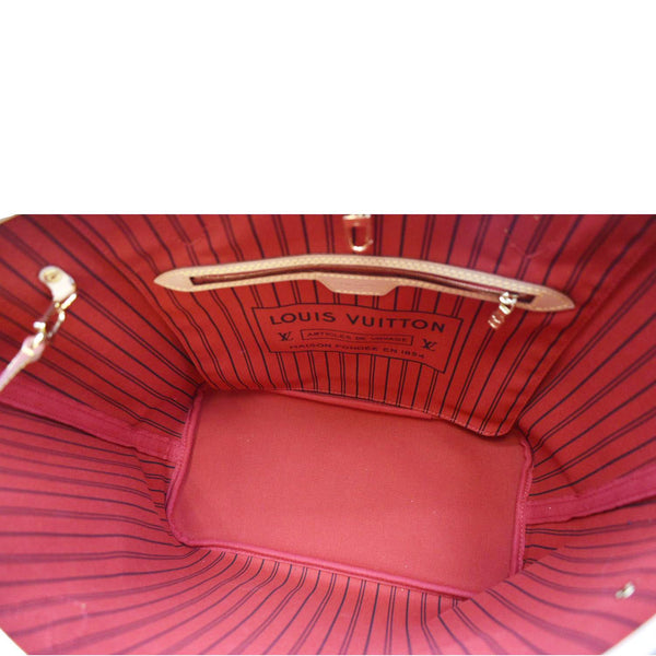 LOUIS VUITTON Neverfull MM Monogram Canvas Tote Bag Brown