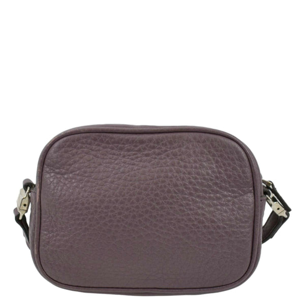 GUCCI Soho Disco Leather Crossbody Bag Peonia Flower 355202