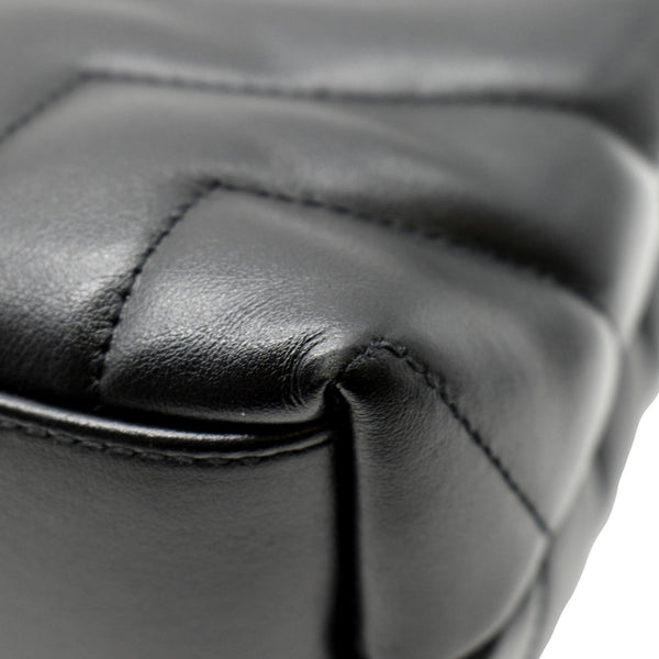 YVES SAINT LAURENT Loulou Small Matelasse Leather Chain Shoulder Bag Black