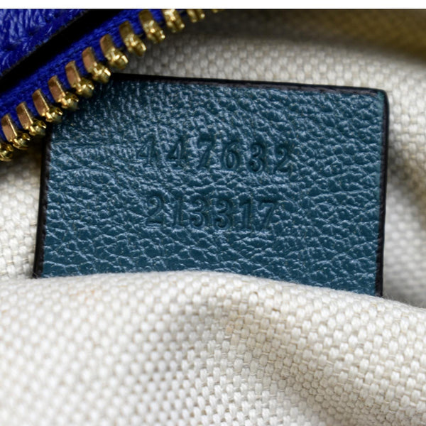 Gucci GG Marmont Small Diagonal Leather Crossbody Bag - Number