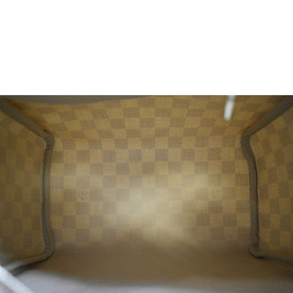 LOUIS VUITTON Speedy 25 Damier Azur Shoulder Bag White