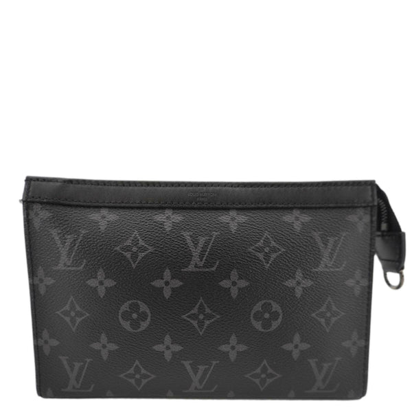 LOUIS VUITTON Gaston Wearable Monogram Eclipse Reverse Crossbody Bag Gray
