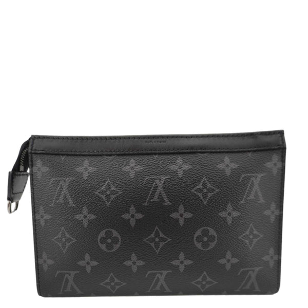 LOUIS VUITTON Gaston Wearable Monogram Eclipse Reverse Crossbody Bag Gray