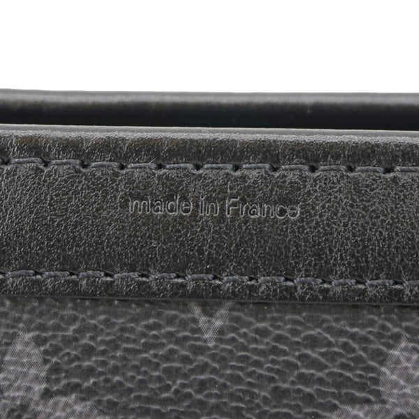 LOUIS VUITTON Gaston Wearable Monogram Eclipse Reverse Crossbody Bag Gray