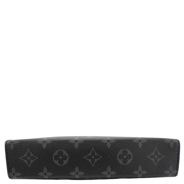 LOUIS VUITTON Gaston Wearable Monogram Eclipse Reverse Crossbody Bag Gray