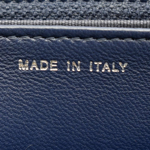 CHANEL WOC Quilted Leather Crossbody Tricolor Wallet Blue