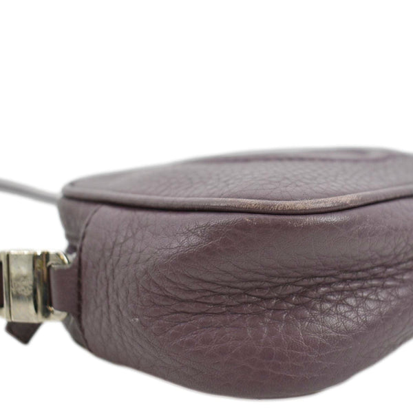 GUCCI Soho Disco Leather Crossbody Bag Peonia Flower 355202