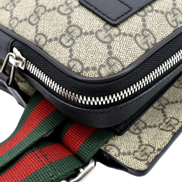 GUCCI GG Supreme Canvas Belt Bag Beige 450956