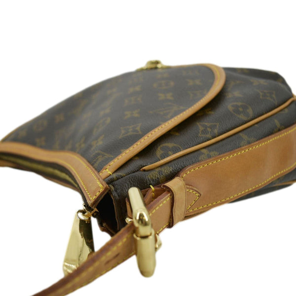 LOUIS VUITTON Tulum GM Monogram Canvas Crossbody Bag Brown