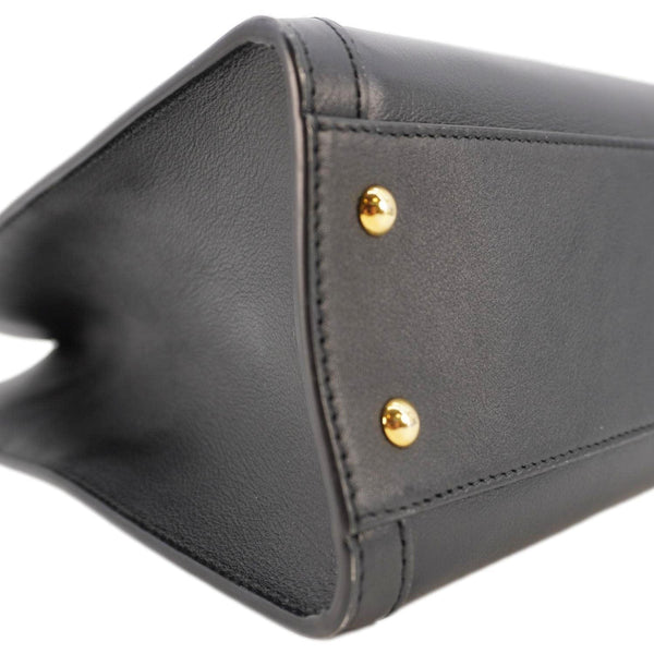 GUCCI Bamboo Diana Small Leather Tote Bag Black 660195