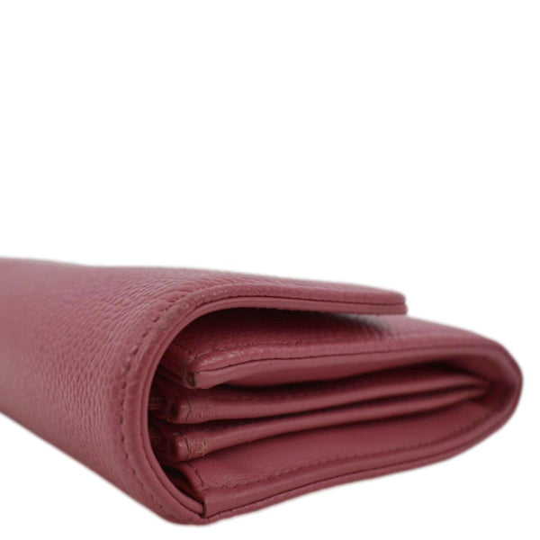 CHANEL Timeless CC Flap Caviar Leather Wallet Pink