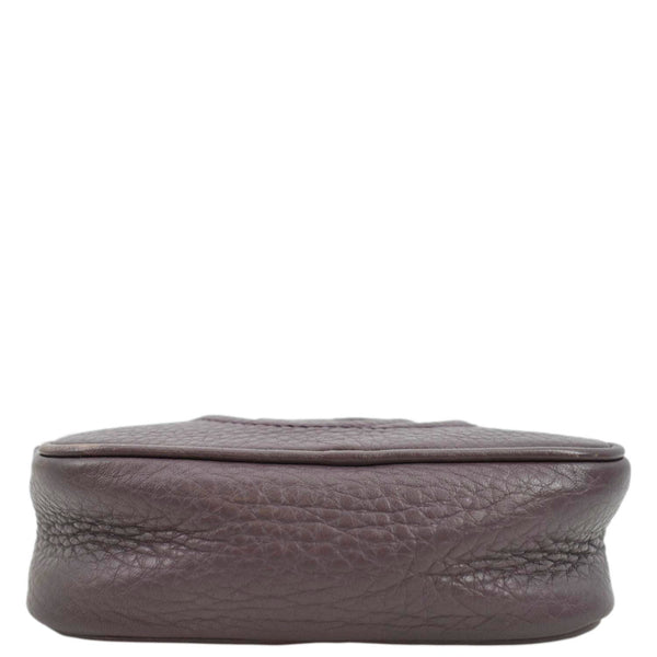 GUCCI Soho Disco Leather Crossbody Bag Peonia Flower 355202