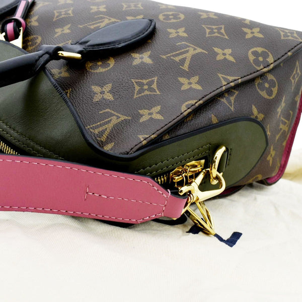 LOUIS VUITTON Tuileries Monogram Canvas Shoulder Bag Brown