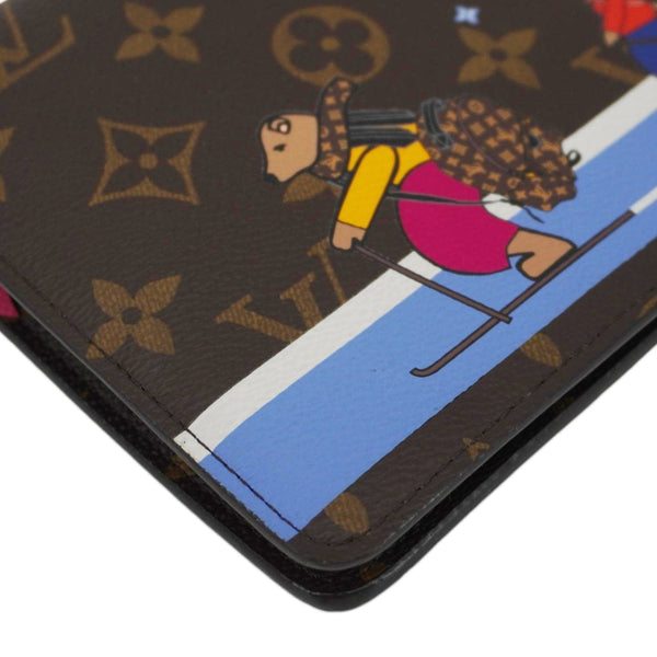 LOUIS VUITTON Christmas Animation Pochette Monogram Canvas Crossbody Bag Brown