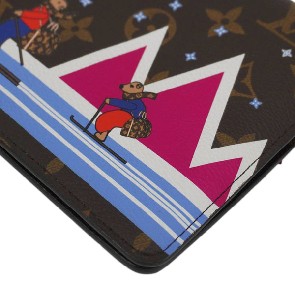 LOUIS VUITTON Christmas Animation Pochette Monogram Canvas Crossbody Bag Brown