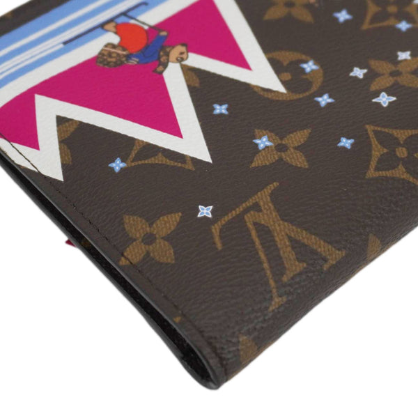 LOUIS VUITTON Christmas Animation Pochette Monogram Canvas Crossbody Bag Brown