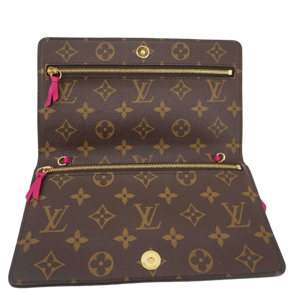 LOUIS VUITTON Christmas Animation Pochette Monogram Canvas Crossbody Bag Brown