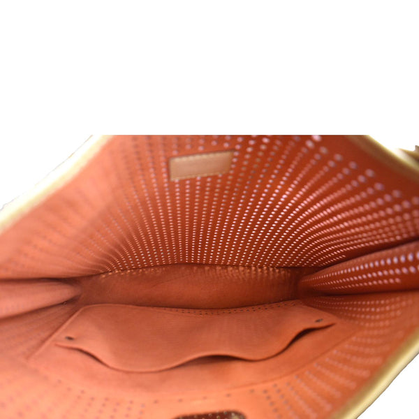 LOUIS VUITTON Perforated Musette Monogram Canvas Crossbody Bag Brown